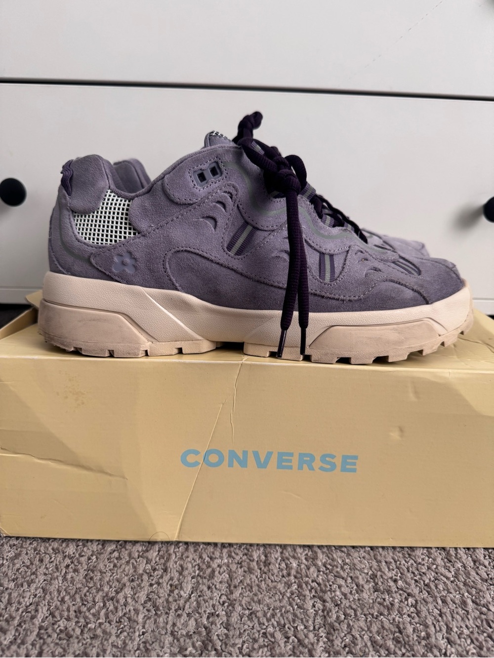 Converse Golf Le Fleur Gianni OX Lavender Suede size 10 men’s 11.5 women’s